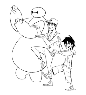  Baymax, Tadashi and Hiro