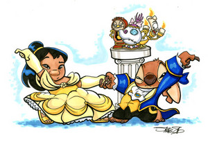  Beauty and Beast/ Lilo and Stitch version