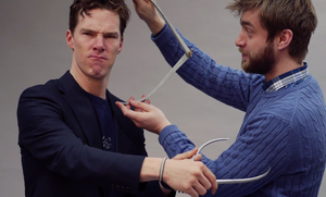  Benedict Cumberbatch - Preparation for Wax Statue