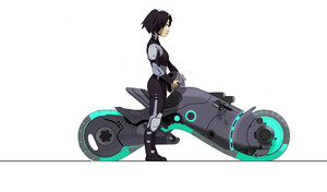  Big Hero 6 - GoGo on Early tech mostra bike Concept Art