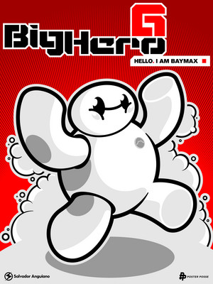  Big Hero 6 Poster द्वारा Salvador Anguiano