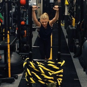  Chloe Moretz working out for her role on 'The 5th Wave'