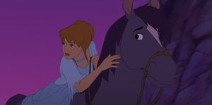 Cinderella on horse