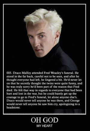  Draco Malfoy , hati, tengah-tengah breaks