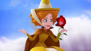  encantada Fairy with a magical rose