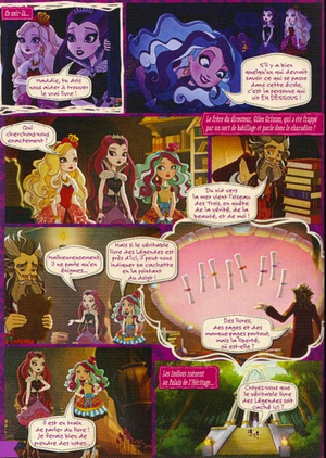  Ever After High Thonecoming French Comic