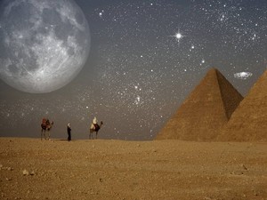  fantaisie NIGHT EGYPT DESERT