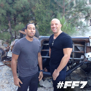  Furious 7 - Behind the Scenes - Ludacris and Vin Diesel