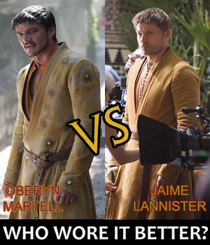  Jaime Lannister & Oberyn Martell