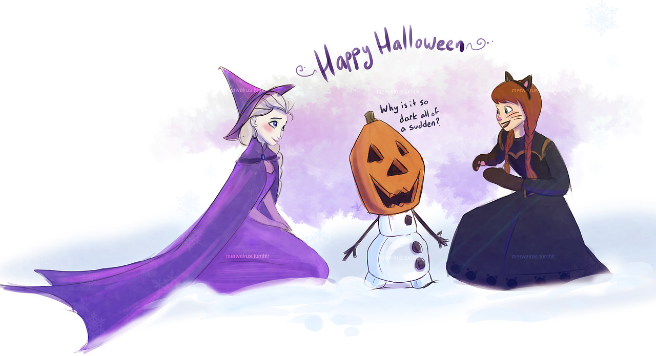 Source: http://merwalrus.tumblr.com/post/101403666207/happy-halloween-elsa-...