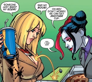  Harley Quinn and Power Girl