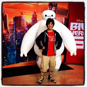  Hiro and Baymax from Big Hero 6 as they will appear at Walt disney World and Disneyland