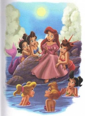  Human Ariel With Sisters