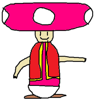  MSPaint drawing of Toadette