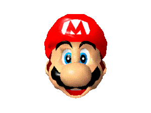  Mario Head Gif
