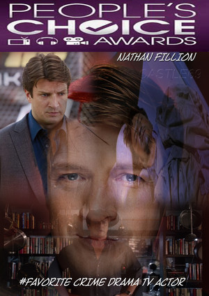  Nathan Fillion favorito! Crime Drama TV Actor
