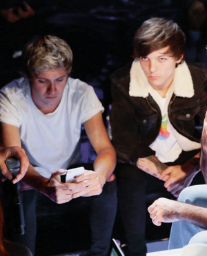  Niall and Louis at X Factor 2014