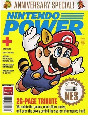  Nintendo Power Covers with various Mario characters on them