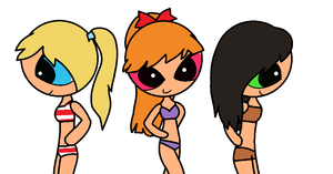  Powerpuff Girls Teen Swim bumagay