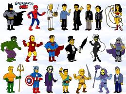 Simpsons as superheroes