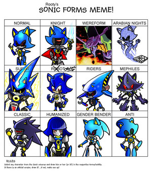 Sonic Forms Meme - Robot Sonic