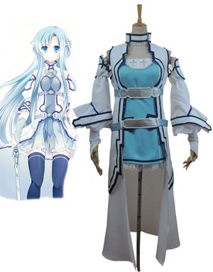 Sword Art Online ALO Alfheim Online Yuki Asuna Cosplay Costume