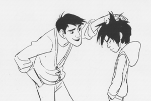 Tadashi and Hiro concept art