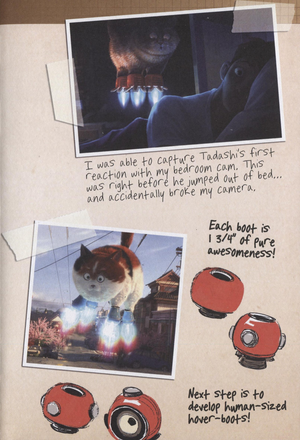Tadashi and Mochi in Hiro's Journal