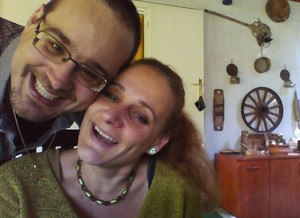  Testing the webcam with my mom :D