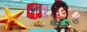 Wreck-It Ralph 2 Beach Facebook Timeline Cover (Where the Monkey Milk are we?)