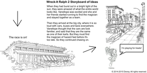  Wreck-It Ralph 2 Storyboard of Ideas 9