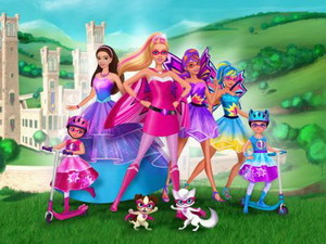 búp bê barbie in princess power