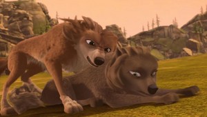  garth and a chó sói, sói