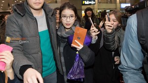  141204 आई यू Arriving in Seoul after the 2014 MAMA