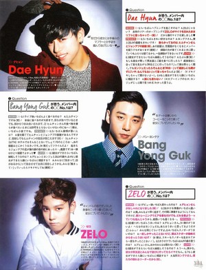  B.A.P in Japanese CanCam magazine Jan. 2015 edition