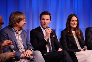  Benedict Cumberbatch speaks at the official Academy members screening of The Imitation Game