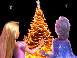  A 塔の上のラプンツェル アナと雪の女王 Fairy クリスマス