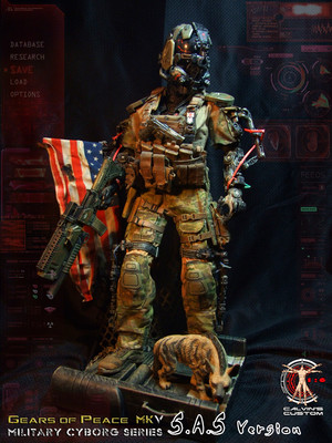  Calvin's Custom one sixth scale original disensyo Gears of Peace MkV Military Cyborg Series