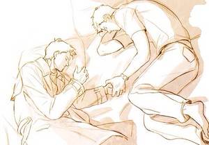  Dean and Castiel Sleeping