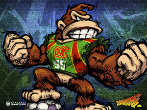  Donkey Kong Super Mario Strikers Background