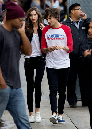  Eleanor and Louis arriving at Jimmy Kimmel