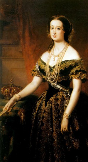 Empress Eugenie oleh Edouard Louis Dubufe