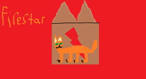  Firestar and his logo