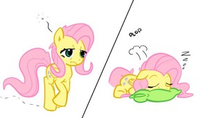  Fluttershy is tired