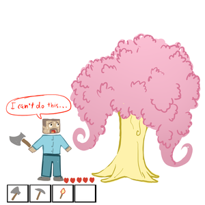  Fluttershy mindcraft arbre