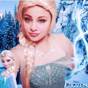  ফ্রোজেন Elsa cosplay