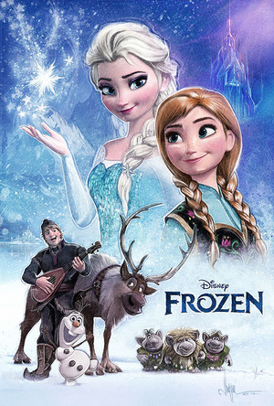  Frozen Poster door Paul Shipper