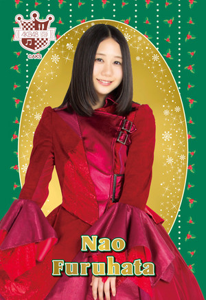  Furuhata Nao - akb48 natal Postcard 2014