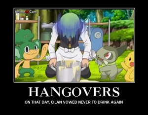  Hangovers.......