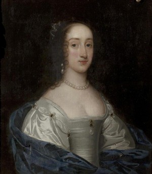  Henrietta Maria of France attributed to Sir Anthonis transporter, van Dyck